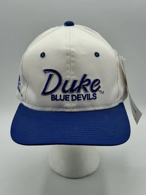 De colección Duke Blue Devils Deportes Especialidades Sombrero Escritura Logo Snapback Gorra Nuevo Foto 1 de 4