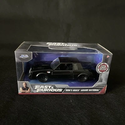 New! Jada Toys Fast & Furious DOM'S 1987 GRAND NATIONAL Black Color 1:32 Scale - Image 1 of 4
