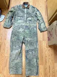 VTG Liberty USA Insulated Realtree Camo Camouflage Hunting Coveralls Sz XL Reg - Picture 1 of 12