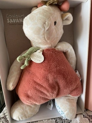 DouDou et Compagnie Couleurs Savane Giraffe Plush Lovey  - Image 1 of 2
