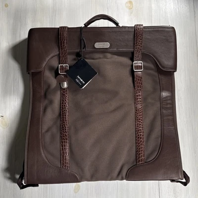 Samsonite Brown Black Label Pre-Death Alexander McQueen Kleidersack NEU mit Etikett - Bild 1 von 4