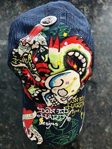 ED HARDY BY CHRISTIAN AUDIGIER SLLOWLY KILSS   VINTAGE CAP (OSFA)$295 - Picture 1 of 8