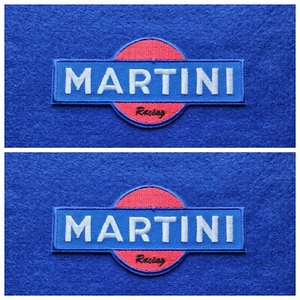 Un par de parches de carreras de autos para coser/planchar insignias:- Martini Racing (a) - Imagen 1 de 3