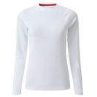 GILL Women's UV Tec Long Sleeve White Crew Neck Tee (UV011WW)