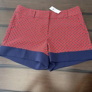 Pantalones cortos para mujer Ann Taylor, talla 6, delanteros planos, chinos de altura media. Nuevo con etiquetas - Imagen 1 de 7