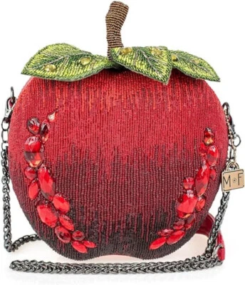 Bolso Bandolera Mary Frances Apple A Day Cuentas Cristal Joyas Lentejuelas Foto 1 de 4