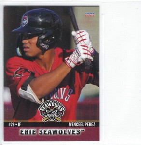 2022 Erie SeaWolves (Double A-Detroit Tigers) Wenceel Perez