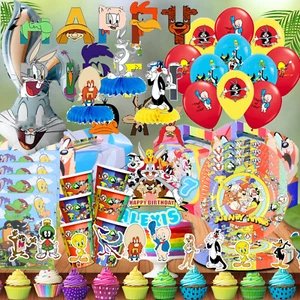 Looney tunes birthday party supplies favor centerpiece decoration event theme - Picture 1 of 90