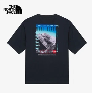 The North Face Korea M'S MEKA S/S R/TEE SHORT DARK_NAVY NT7UR06 ASIAN FIT - Picture 1 of 6