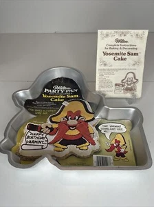 Vintage 1981 Wilton Yosemite Sam Cake Mold Pan #502-2908 Looney Tunes W/ Recipe - Picture 1 of 8