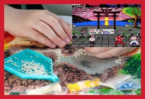 LOISIRS CRÉATIFS BRODERIE INTERNATIONAL KARATE IKA+ CPC DIAMANT 3D ATARI CANEVAS - Imagen 1 de 5
