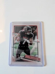 2023 Panini Clearly Donruss Bijan Robinson #2 The Rookies Acetate Falcons - Bild 1 von 2