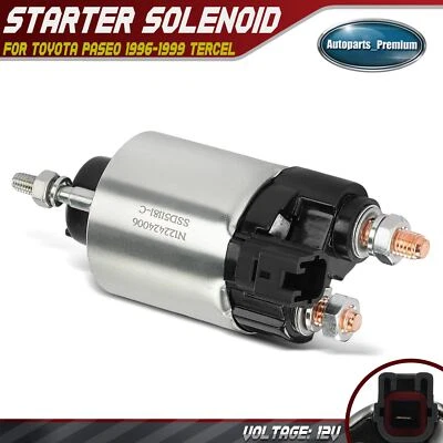 12V Starter Solenoid Switch for Toyota Paseo 1996-1999 Tercel 1.5L 28150110801 - Image 1 of 4