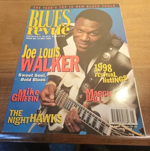 May 1998 issue of Blues Review Magazine Joe Lewis Walker - Picture 1 of 1