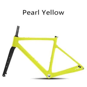 Carbon Gravel Bike Frame Internal Cable Road Bicycle Frameset Disc Brake - Picture 1 of 44