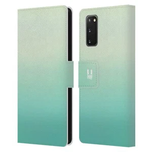 HEAD CASE DESIGNS OMBRE LEATHER BOOK WALLET CASE COVER FOR SAMSUNG PHONES 2 - Picture 1 of 9