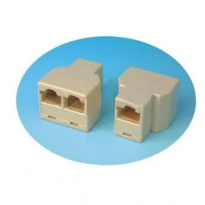 CAVO SDOPPIATORE LAN RETE SPLITTER RJ45 DUPLICATORE REPLICATOR ETHERNET INTERNE - Foto 1 di 6