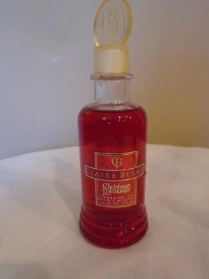 CLAIRE BURKE FOGÃO ÓLEO FERVENTE MEMÓRIAS DE NATAL 6,5 FL OZ RARO VINTAGE  - Imagem 1 de 3
