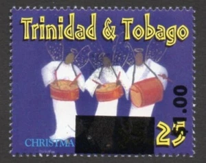 Trinidad & Tobago #923 $1 SHIFTED surcharge overprint on Christmas MNH - Picture 1 of 2