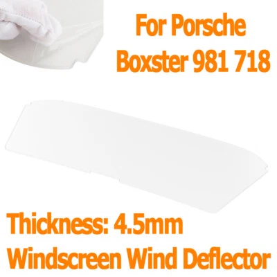 For Porsche Boxster 981 718 Clear Windscreen Air Wind Deflector 2012-2020 2018 - Image 1 of 4