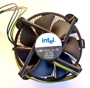 Ventilador + Disipador INTEL D34223-001 FHP-6074 FUJIKURA 4 pines Socket 775 - Imagen 1 de 2