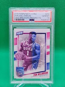 Zion Williamson 2019 Panini The National VIP Case Breaker Rookie PSA 10 pop 13 - Imagen 1 de 2