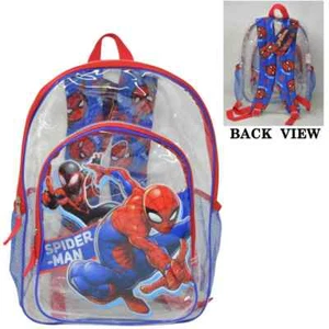 Spiderman Transparent 16" Backpack - Picture 1 of 3