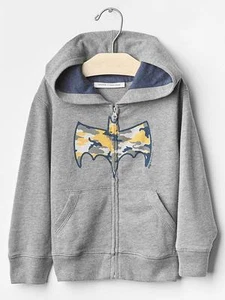 JUNK FOOD BABY GAP BATMAN SWEATSHIRT HOODIE SIZE 2 YEARS NEW - Picture 1 of 2
