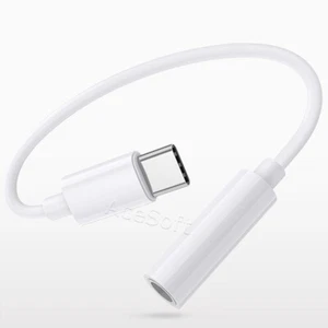 Quick Velocity Type C to 3.5mm Aduio Adapter Aux Jack Cable for Nokia 8 Sirocco - Picture 1 of 1