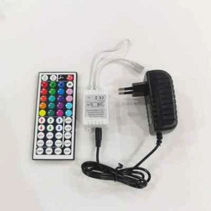 DC12V Power Supply 2A 24W LED Adapter With 44/24 Key IR Remote RGB Controller - Picture 1 of 7