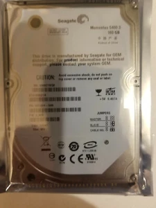 Seagate ST9160821A PN 9S1034-508 FW 3.ALE Date 09347 WU 160GB IDE 2.5 HD - Picture 1 of 2