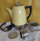 Vintage Best Products LTD Yellow Coffee Percolator Model CP4X