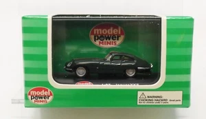 Model Power Minis 19430, Jaguar XKE, Dark Green, 1/87 HO Scale - Picture 1 of 3