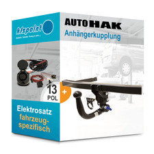 For Ssangyong Rexton 17- CAR HAK Trailer Clutch Removable + 13-Pin E-Set