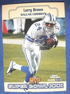 Fleer Sports Illustrated 1999 - Super Bowl #28 LARRY BROWN cowboy - Foto 1 di 1