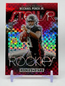 2024 Rookies & Stars Football Michael Penix Jr Stellar Rookies Plaid #SR-MPJ - Picture 1 of 2