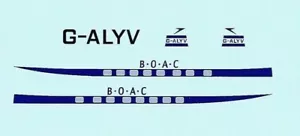 Dinky 702 DH Comet Jet Airliner | BOAC | Transfer/Decal - Picture 1 of 1