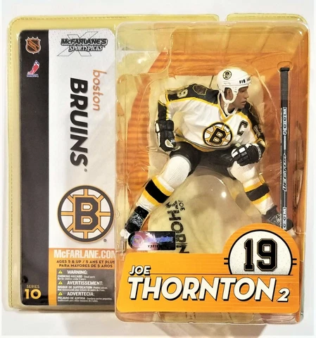 McFarlane Joe Thornton 2 Boston Bruins Series 10 NHL 2005 Sports Figure Cover
