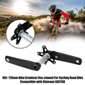 1*Bike Crankset five-clawed For Cycling Road Bike Compatible with Shimano EASTON - Picture 1 of 12