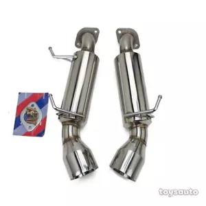 Rev9 FlowMaxx 4.5 Tip Axle Back Exhaust for Infiniti G37 G37x *Coupe* Q60 08-16 - Picture 1 of 7