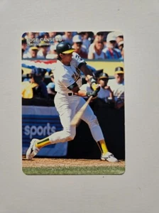 JOSE CANSECO 1989 MOTHER'S COOKIES BASEBALL CARD #3 OAKLAND ATHLETICS - Picture 1 of 2