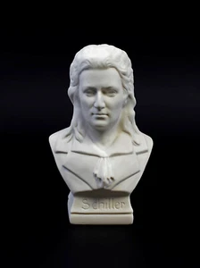 9941494-d Porzellan Figur Büste Schiller Ernst Bohne H13,5cm - Picture 1 of 4