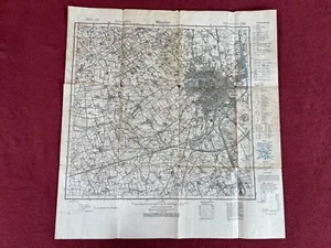 Landkarte 1895/1927 MÜNSTER #2213 - 1:25000 - Albachten - Hiltrup - Roxel - koloriert - Bild 1 von 8