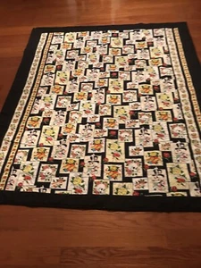ED HARDEY TATTOOS QUILT HANDMADE 60” by 73” READ - Picture 1 of 2