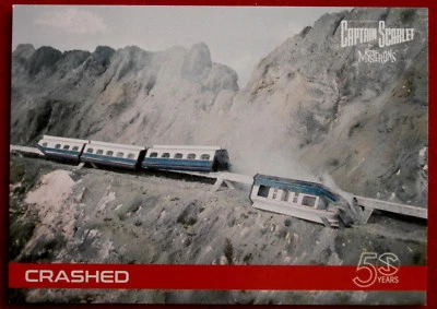 CAPTAIN SCARLET 50 YEARS - Card #15 - CRASHED - Unstoppable Cards 2017 - Image 1 of 2