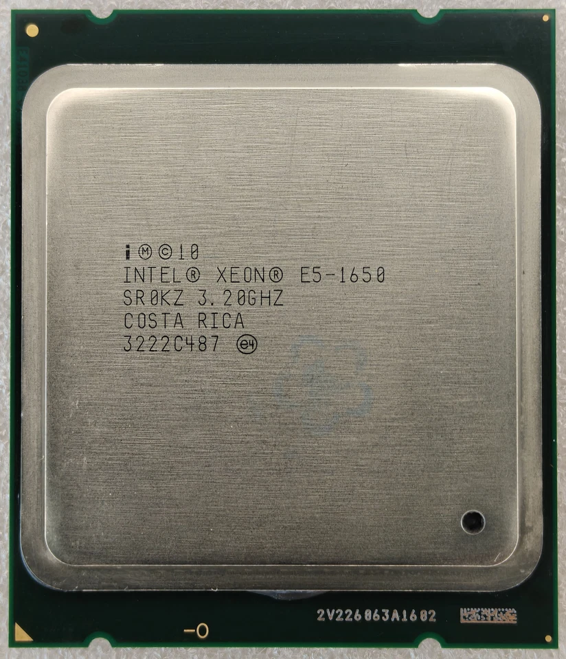 Intel Xeon E5-1650 6-Core Socket LGA2011 CPU Sever Processor SR0KZ 3.20GHz - Image 1 of 2