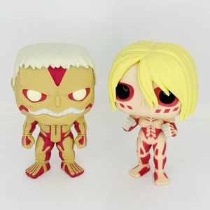 Funko POP! Attack on Titan - Armored Titan & Female Titan Lot of 2 - LOOSE - Picture 1 of 24