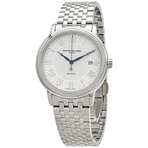Reloj para hombre Raymond Weil Maestro automático esfera plateada 2837-ST-00308 - Imagen 1 de 3