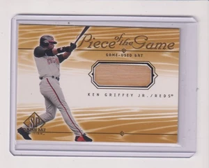 2000 SP GAME BAT EDITION PIECE OF THE GAME KEN GRIFFEY JR. - CINCINNATI REDS - Picture 1 of 1