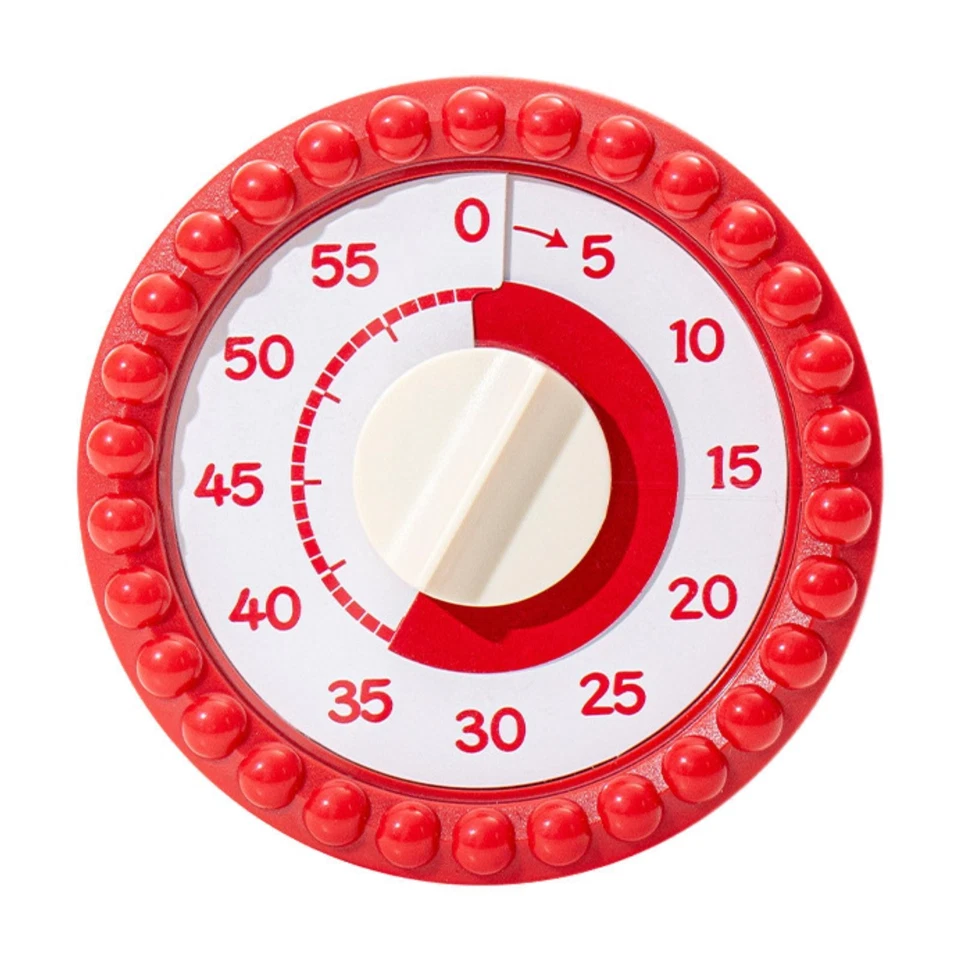 Visual Timer Mechanical Sturdy Portable Simple Testing Space Saving Time - Image 1 of 1